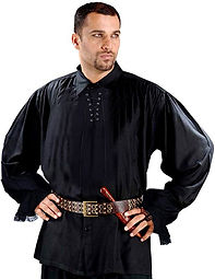 black pirate shirt costume